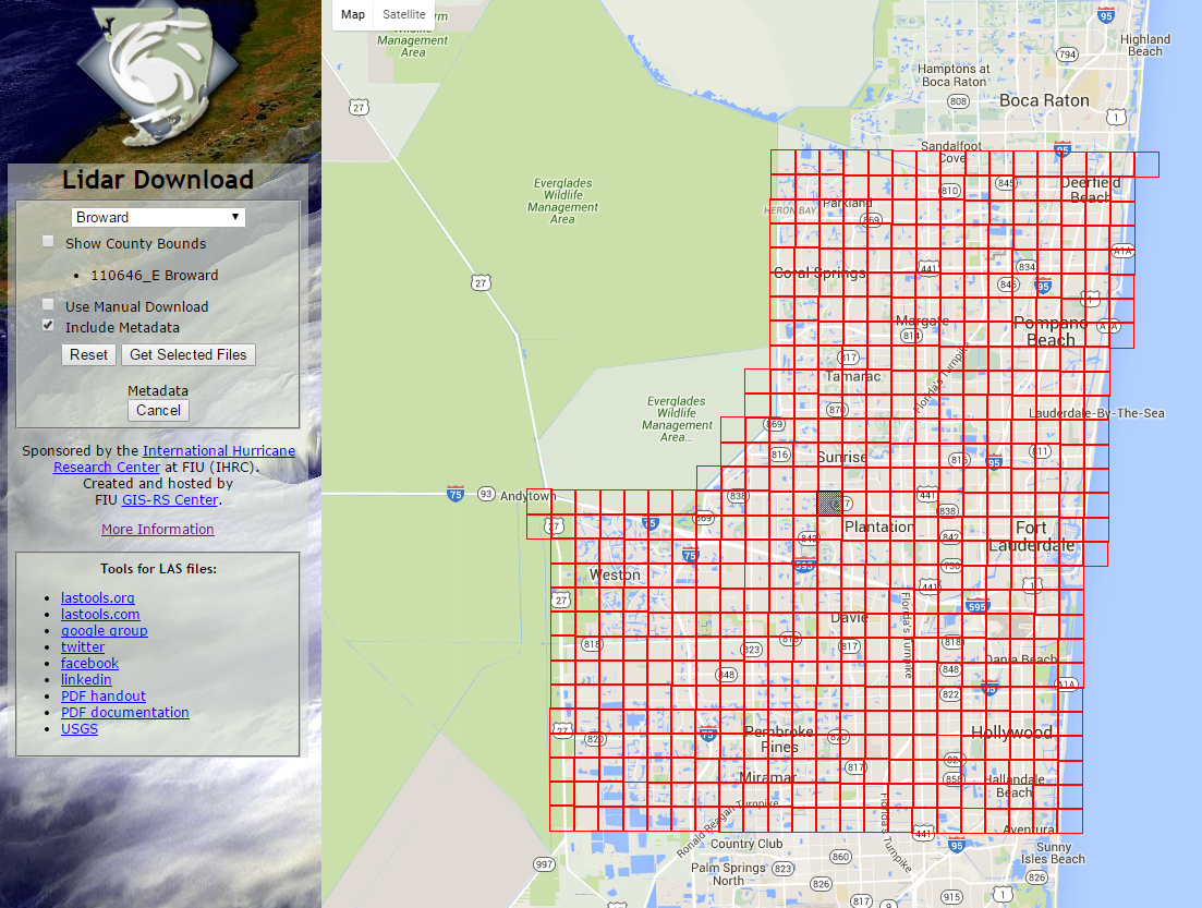 LiDAR Elevation Data Download App