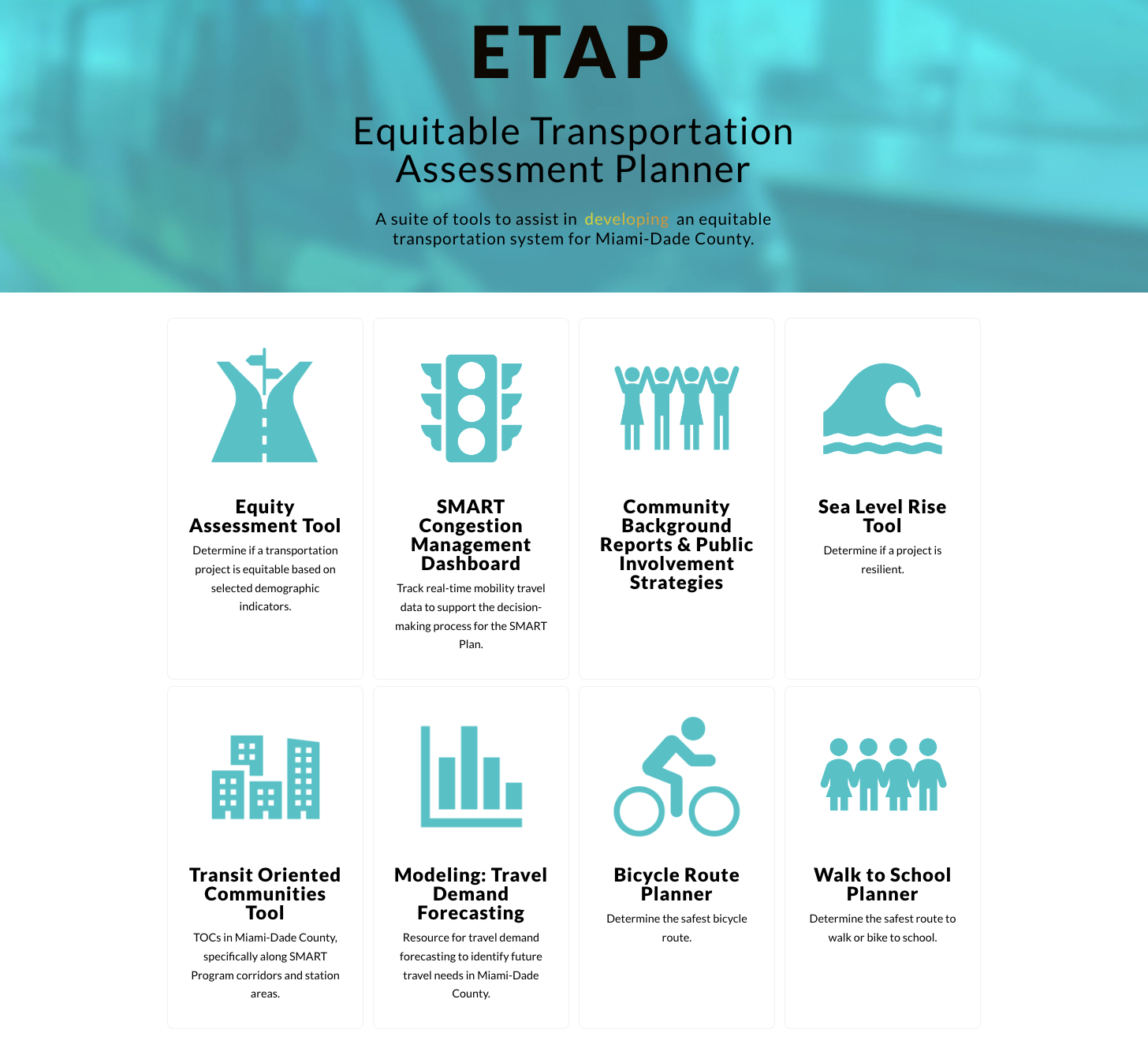 Equitable Transportation Assessment Planner (ETAP)